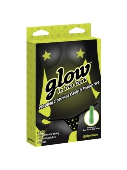 PERIZOMA FLUORESCENTE CON OVULO VIBRANTE PIPEDREAM \"GLOW\" - FANTASIA STELLE