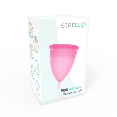 STERCUP COPPE MESTRUALI - MISURA S -  ROSA - SILICONE FDA