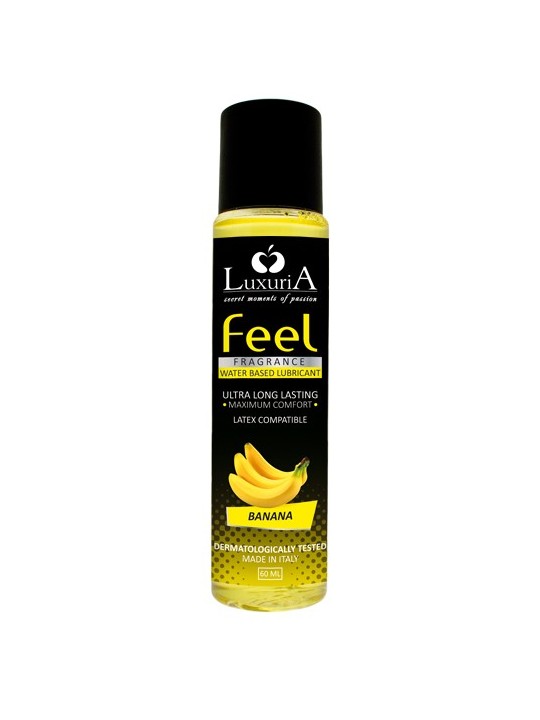 LUBRIFICANTE INTIMATELINE LUXURIA FEEL \"BANANA\" - 60 ML