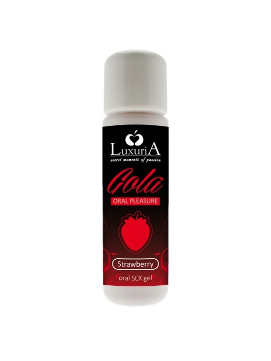 EMULSIONE GEL INTIMATELINE LUXURIA GOLA "FRAGOLA" - 50 ML