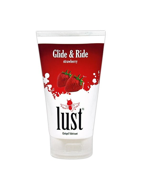 LUBRIFICANTE ALLA FRAGOLA LUST "GLIDE & RIDE" - 150 ML