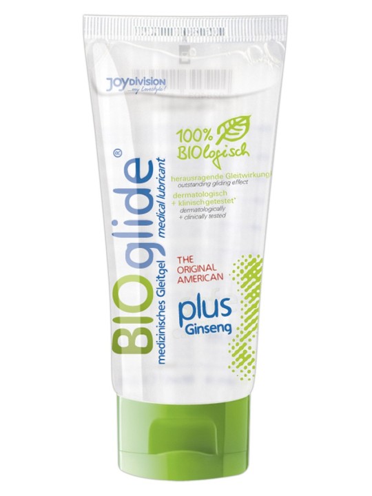 GEL LUBRIFICANTE BIOLOGICO CON GINSENG BIOGLIDE "PLUS" - 100 ML