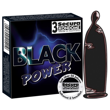 PROFILATTICI AL CIOCCOLATO SECURA BLACK POWER - 3 PEZZI