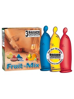 PROFILATTICI COLORATI ED AROMATIZZATI "FRUIT MIX" - 3 PEZZI