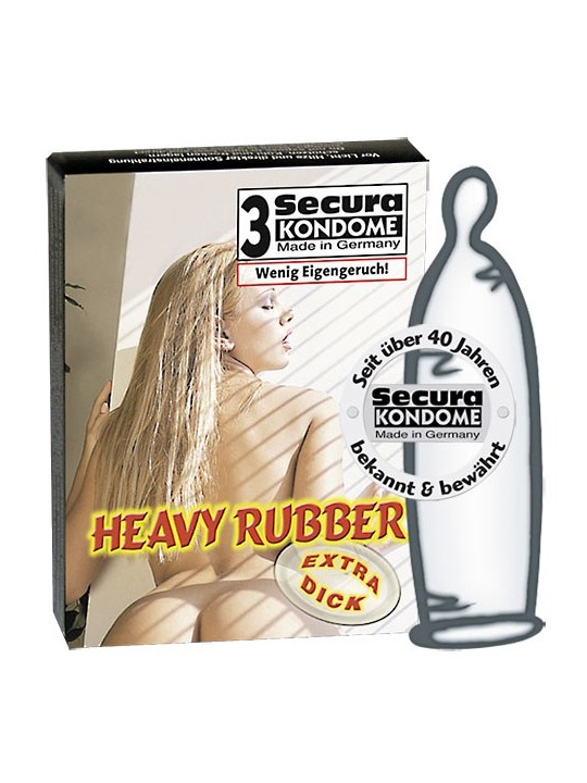 PROFILATTICI EXTRA RESISTENTI SECURA "HEAVY RUBBER" - 3 PEZZI