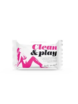 SET 10 SALVIETTINE IGIENIZZANTI PER SEX TOYS \"CLEAN & PLAY\"