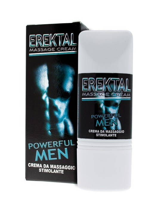 CREMA STIMOLANTE DA MASSAGGIO EFFETTO CALDO INTIMATELINE “EREKTAL” - 50 ML 