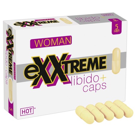 CAPSULE STIMOLANTI PER DONNE \LIBIDO EXXTREME\ - 5 PEZZI