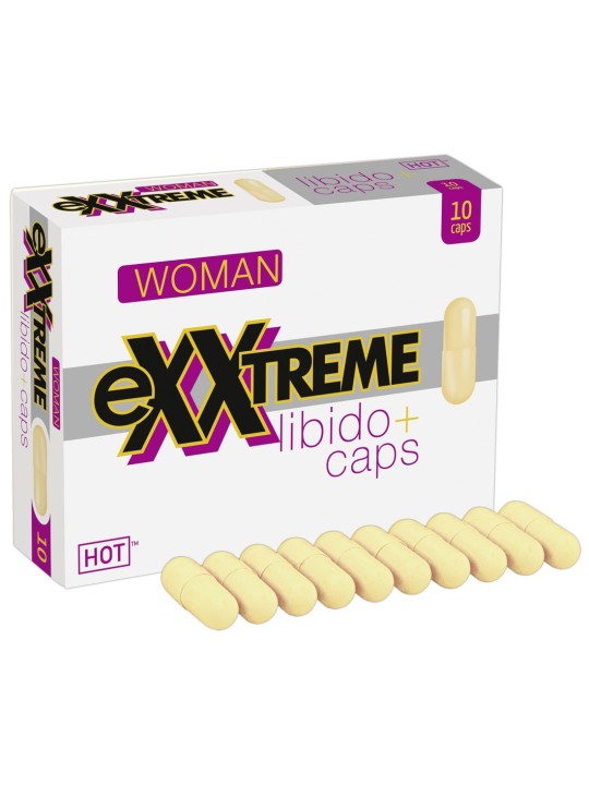 CAPSULE STIMOLANTI PER DONNE "LIBIDO EXXTREME" - 10 PEZZI