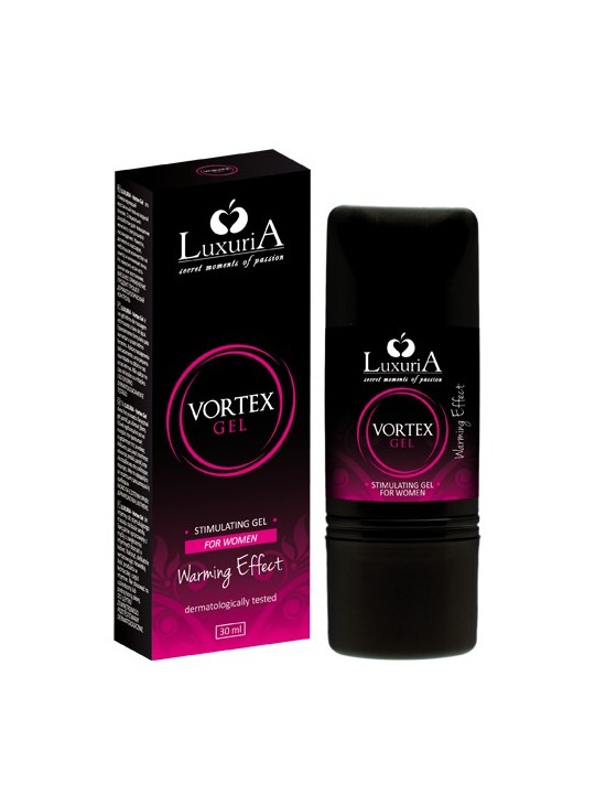 GEL STIMOLANTE CLITORIDE CON EFFETTO CALDO INTIMATELINE LUXURIA \"VORTEX\" - 30 ML