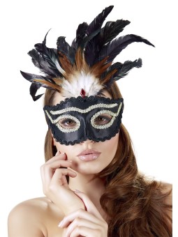 MASCHERA CON DECORAZIONI DI LUSSO