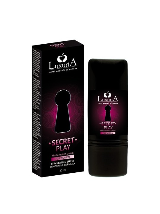 CREMA STIMOLANTE PER AUTOEROTISMO DONNA INTIMATELINE LUXURIA \"SECRET PLAY\" - 30 ML