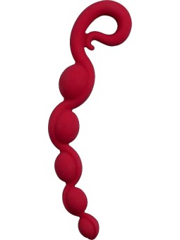 CATENA ANALE FUN FACTORY \"BENDYBEADS\" ROSSO