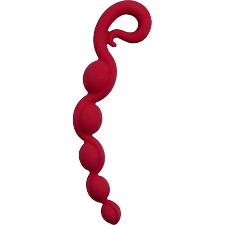 CATENA ANALE FUN FACTORY \BENDYBEADS\ ROSSO