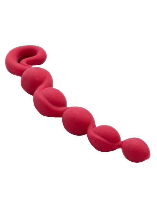 CATENA ANALE FUN FACTORY \"BENDYBEADS\" ROSSO