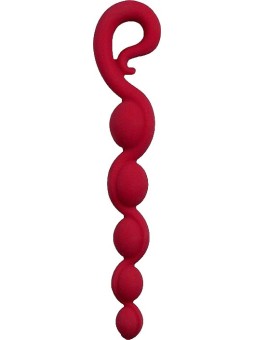 CATENA ANALE FUN FACTORY \"BENDYBEADS\" ROSSO