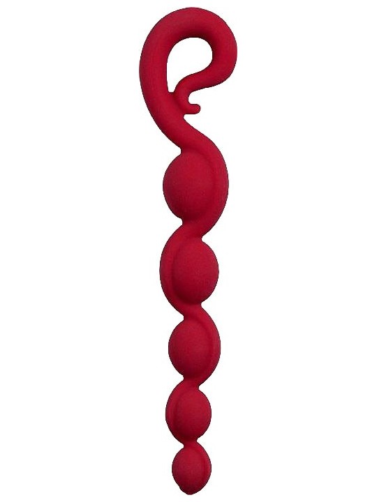 CATENA ANALE FUN FACTORY \"BENDYBEADS\" ROSSO