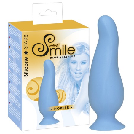 FALLO ANALE ANATOMICO SWEET SMILE \HOPPER\ BLU - 10 CM