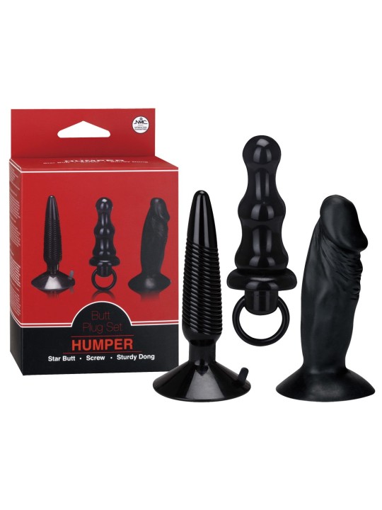 KIT CUNEO PLUG E FALLO ANALI \"HUMPER KIT\" NERO