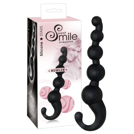 CATENA ANALE CON 5 SFERE IN SILICONE \BOWLER\