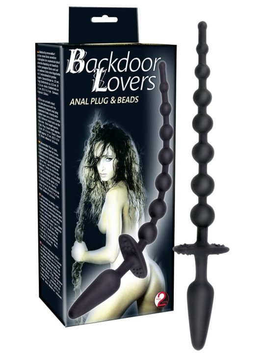 CATENA ANALE STIMOLANTE "BACKDOOR LOVERS" NERO