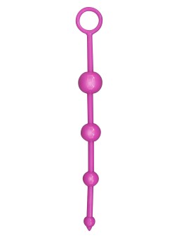 CATENA ANALE A 4 SFERE STIMOLANTI \FUNKY BUTT BEADS\ FUCSIA