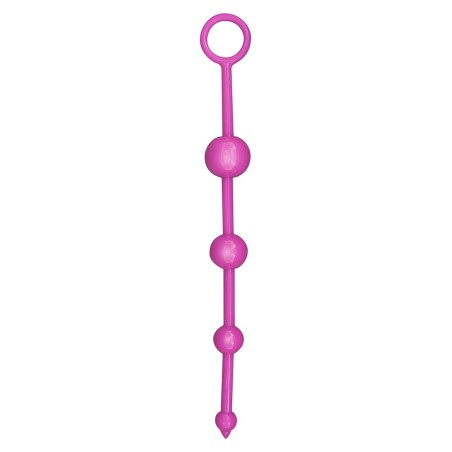 CATENA ANALE A 4 SFERE STIMOLANTI \FUNKY BUTT BEADS\ FUCSIA