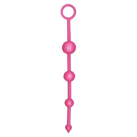 CATENA ANALE A 4 SFERE STIMOLANTI \FUNKY BUTT BEADS\ ROSA