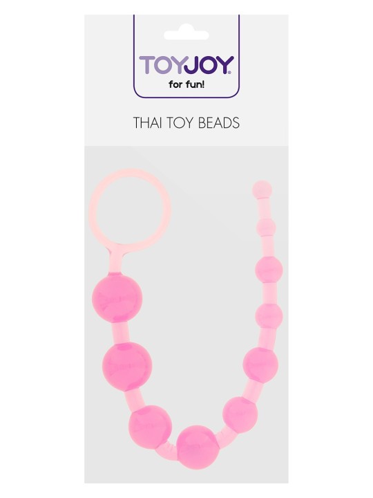 PERLINE ANALI GRADUALI FLESSIBILI \"THAI TOY BEADS\" ROSA