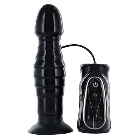 FALLO ANALE VIBRANTE CON RILIEVI STIMOLANTI \THRUSTING BUTT PLUG\ - 18 CM