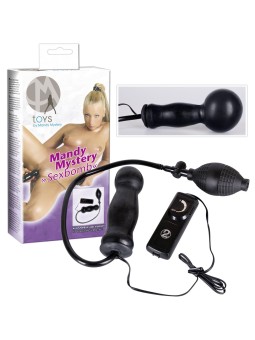 VIBRATORE GONFIABILE MANDY MISTERY "BLACK LOVER"