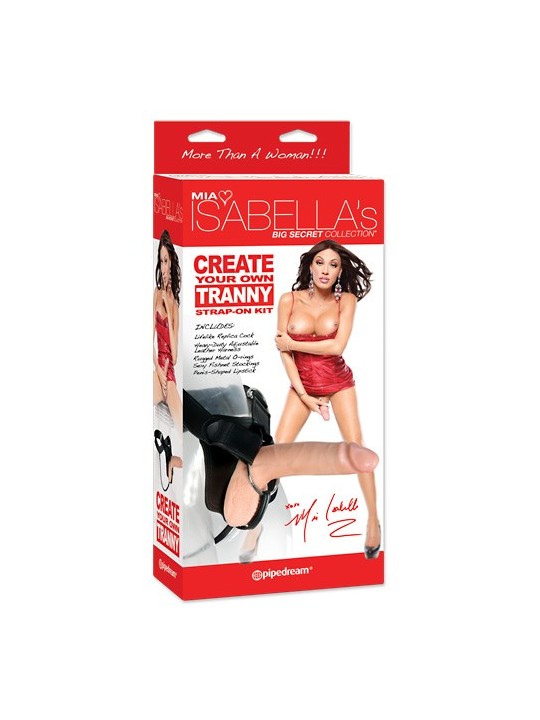 KIT COMPLETO STRAP-ON PIPEDREAM \"MIA ISABELLA\"