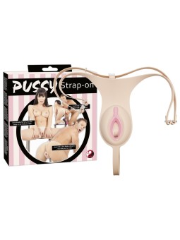 IMBRACATURA STRAP-ON CON VAGINA IN SILICONE