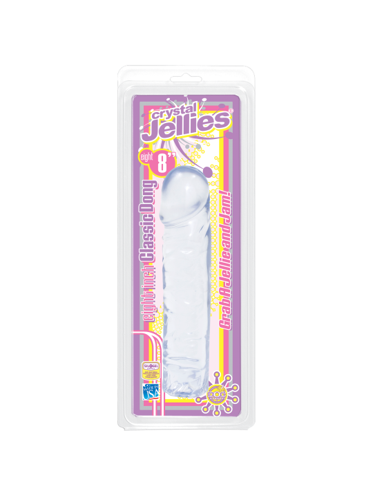 FALLO SEMITRASPARENTE DOC JOHNSON \"CRYSTAL JELLIES\" - 20 CM