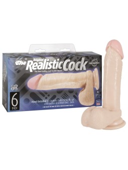 FALLO REALISTICO CON TESTICOLI DOC JOHNSON \"REALISTIC COCK 6\"