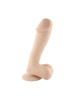 FALLO REALISTICO CON TESTICOLI E BASE VENTOSA BASIX - 19 CM