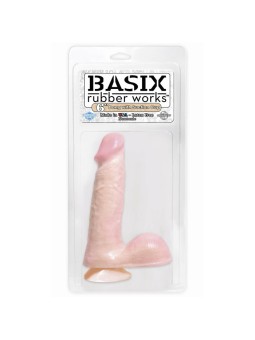 FALLO REALISTICO CON TESTICOLI E BASE VENTOSA BASIX - 15 CM