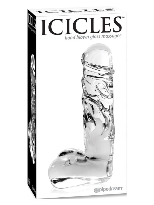 FALLO REALISTICO IN VETRO PIPEDREAM \"ICICLES NO. 40\"