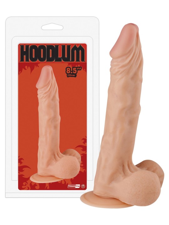 FALLO REALISTICO CON VENTOSA \"HOODLUM\" - 22 CM