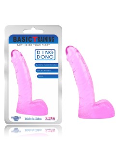 FALLO REALISTICO JELLY \"DING DONG PINK\" - 14.5 CM