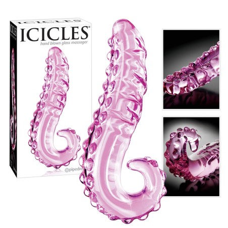 FALLO IN VETRO PIPEDREAM \ICICLES NO. 24\ ROSA