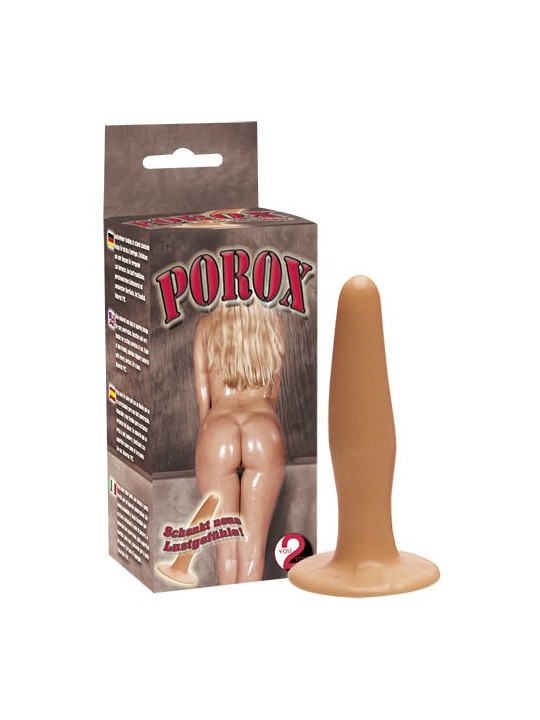 CUNEO ANALE "POROX" CARNE - 13 CM