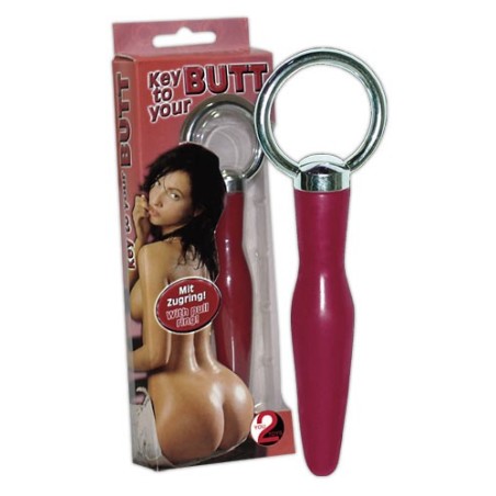 CUNEO ANALE KEY TO YOUR BUTT ROSSO - 10 CM