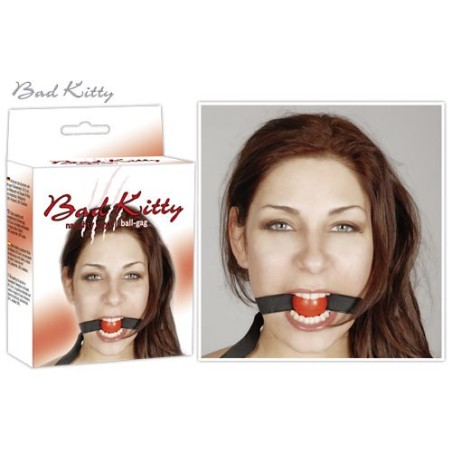 MORSO BALL GAG BAD KITTY ROSSO