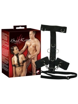 IMBRACATURA COSTRITTIVA COLLO E PANCIA BAD KITTY \"HARNESS\"