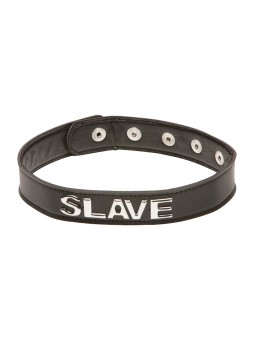 COLLARE IN PELLE X-PLAY \"SLAVE\" NERO