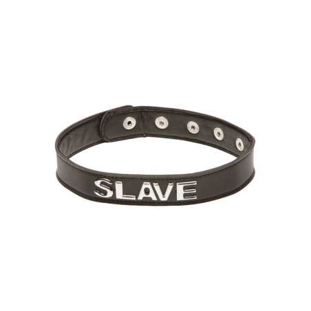 COLLARE IN PELLE X-PLAY \SLAVE\ NERO