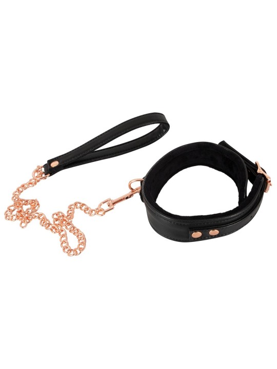 SET COLLARE GUINZAGLIO E CATENA BAD KITTY " COLLAR WITH LEASH"