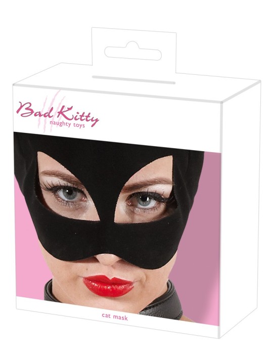 MASCHERA STILE NABUK BAD KITTY "CATMASK" NERO OPACO