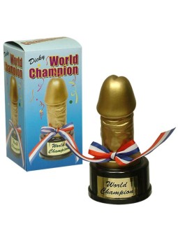 COPPA TROFEO A FORMA DI PENE "WORLD CHAMPION"